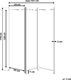 Shumee 3-panelowy parawan pokojowy 160 x 170 cm czarny NARNI 6