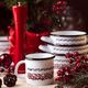 Emalia Pleszew Kubek emaliowany Emalia Polska Pleszew Verry Merry 9 cm 550 ml 1