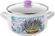Emalia Pleszew Garnek emaliowany Emalia Polska Pleszew Lavanda 18 cm 3 l 1