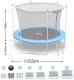 Trampolina ogrodowa Neo-Sport NS-08W181 z siatką wewnętrzną 8.5 FT 252 cm 6