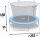 Trampolina ogrodowa Neo-Sport NS-08W181 z siatką wewnętrzną 8.5 FT 252 cm 7