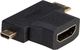 Adapter AV Akyga HDMI Micro - HDMI Mini - HDMI czarny (AK-AD-23) 1