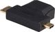 Adapter AV Akyga HDMI Micro - HDMI Mini - HDMI czarny (AK-AD-23) 2