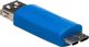 Adapter USB Akyga MicroUSB 3.0 - USB-A Niebieski  (AK-AD-25) 2
