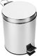 Kosz na śmieci Praktyczna na pedał srebrny 1