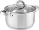 Florina Garnek ze stali nierdzewnej z pokrywką Florina Claude 26 cm 7,25 l 1