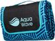 AquaWave Koc piknikowy AQUAWAVE 140x170cm ALADEEN geometric niebieski 1
