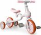 Ecotoys Rower rowerek biegowy 4w1 Pedały Kółka boczne 3