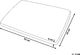 Shumee Poduszka memory foam 55 x 35 cm MUIR 6