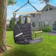ModernHome Krzesło brazylijskie "Slan" - szare 10