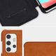 Nillkin Nillkin Qin skórzana kabura etui Samsung Galaxy A32 5G czarny 23