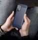 Hurtel Carbon Case elastyczne etui pokrowiec Samsung Galaxy A52 5G / A52 4G niebieski 6