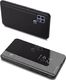 Hurtel Clear View Case futerał etui z klapką Oppo A15 czarny 1