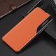 Hurtel Eco Leather View Case elegancki futerał etui z klapką i funkcją podstawki Xiaomi Redmi K40 Pro+ / K40 Pro / K40 / Poco F3 pomarańczowy 1