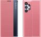 Hurtel Sleep Case pokrowiec etui z klapką typu Smart Cover Samsung Galaxy A32 4G różowy 1