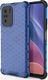 Hurtel Honeycomb etui pancerny pokrowiec z żelową ramką Xiaomi Redmi K40 Pro+ / K40 Pro / K40 / Poco F3 niebieski 1