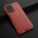 Hurtel Honeycomb etui pancerny pokrowiec z żelową ramką Xiaomi Redmi K40 Pro+ / K40 Pro / K40 / Poco F3 czerwony 3