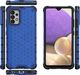 Hurtel Honeycomb etui pancerny pokrowiec z żelową ramką Samsung Galaxy A32 4G niebieski 2