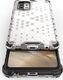 Hurtel Honeycomb etui pancerny pokrowiec z żelową ramką Samsung Galaxy A32 4G przezroczysty 8