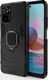Hurtel Ring Armor pancerne hybrydowe etui pokrowiec + magnetyczny uchwyt Xiaomi Redmi Note 10 / Redmi Note 10S czarny 1