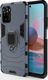 Hurtel Ring Armor pancerne hybrydowe etui pokrowiec + magnetyczny uchwyt Xiaomi Redmi Note 10 / Redmi Note 10S niebieski 1