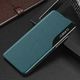 Hurtel Eco Leather View Case elegancki futerał etui z klapką i funkcją podstawki Xiaomi Redmi Note 10 / Redmi Note 10S zielony 11