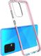 Hurtel Spring Case pokrowiec żelowe etui z kolorową ramką do Samsung Galaxy A52 5G / A52 4G ciemnoróżowy 3