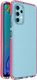Hurtel Spring Case pokrowiec żelowe etui z kolorową ramką do Samsung Galaxy A32 4G ciemnoróżowy 1