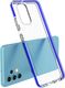 Hurtel Spring Case pokrowiec żelowe etui z kolorową ramką do Samsung Galaxy A32 4G jasnoróżowy 2