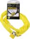Dunlop Dunlop - Antykradzieżowe zapięcie rowerowe 90 cm (Żółty) 1