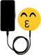 Powerbank Cat Ear Emotikona Kiss Emoji 2 2600 mAh Żółty 2
