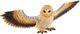 Figurka Schleich Bayala - Wróżka lecąca na sowie (SLH410076) 3