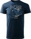 Topslang Koszulka motocyklowa na motor M72 Dniepr Ural męska granatowa REGULAR L 1