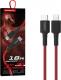 Kabel USB Somostel USB-C - Lightning 1 m Czerwony (28861) 3