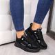 Big Star Sneakersy damskie na platformie czarne GG274654 r. 40 2