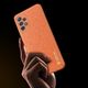 Dux Ducis Dux Ducis Yolo eleganckie etui pokrowiec ze skóry ekologicznej Samsung Galaxy A72 4G pomarańczowy 9