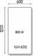 Grzejnik HGlass IGH6012M Premium V promiennikowy 800 W 3