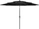 vidaXL 3-poziomowy parasol na aluminiowym słupku, czarny, 3 m 1