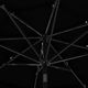 vidaXL 3-poziomowy parasol na aluminiowym słupku, czarny, 3 m 1