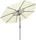 vidaXL 3-poziomowy parasol na aluminiowym słupku, piaskowy, 3 m 4