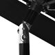 vidaXL 3-poziomowy parasol na aluminiowym słupku, czarny, 2,5 m 5