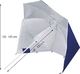 Springos Parasol plażowy 180 cm namiot ciemnoniebieski UNIWERSALNY 13