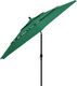 vidaXL 3-poziomowy parasol na aluminiowym słupku, zielony, 3,5 m 4