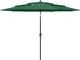 vidaXL 3-poziomowy parasol na aluminiowym słupku, zielony, 3 m 1