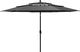 vidaXL 3-poziomowy parasol na aluminiowym słupku, antracytowy, 3,5 m 1