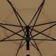 vidaXL 3-poziomowy parasol na aluminiowym słupku, taupe, 3,5 m 2