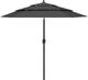 vidaXL 3-poziomowy parasol na aluminiowym słupku, antracytowy, 2,5 m 1