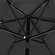 vidaXL 3-poziomowy parasol na aluminiowym słupku, antracytowy, 2,5 m 1