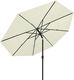 vidaXL 3-poziomowy parasol na aluminiowym słupku, piaskowy, 3,5 m 3