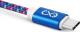 Kabel USB eXc DIAMOND USB A - USB TYPU C 5-pin, 1,5m, niebieski-multi 3